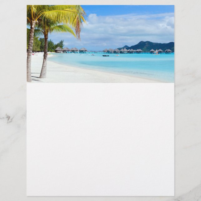 Flyer Fabulosa paisagem tropical (Frente)