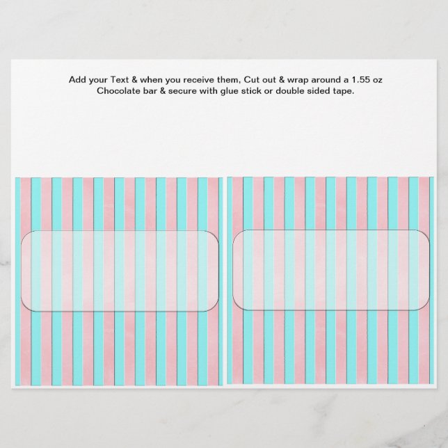 Flyer Faixas de Bar de Doces Personalizados de Aniversár (Frente)