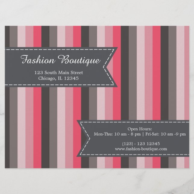 Flyer Fashion Boutique (Frente)