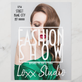 Flyer Fashion Show Model Clothing