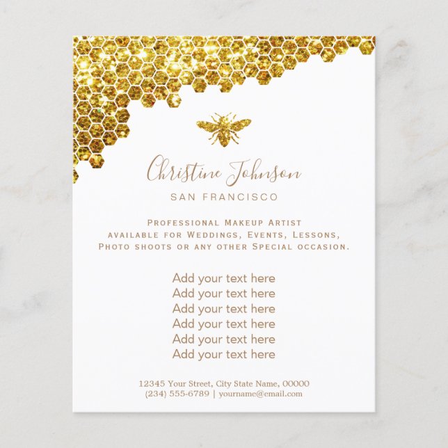 Flyer favela de abelha (Frente)