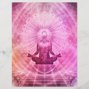 Flyer Fé da ioga da meditação