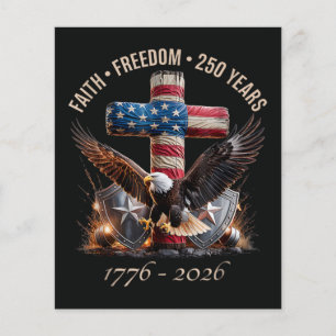 Flyer Fé Liberdade 250 Anos