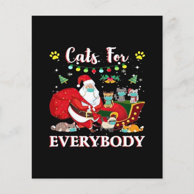 Flyer Felinos Todos, Natal (Frente)