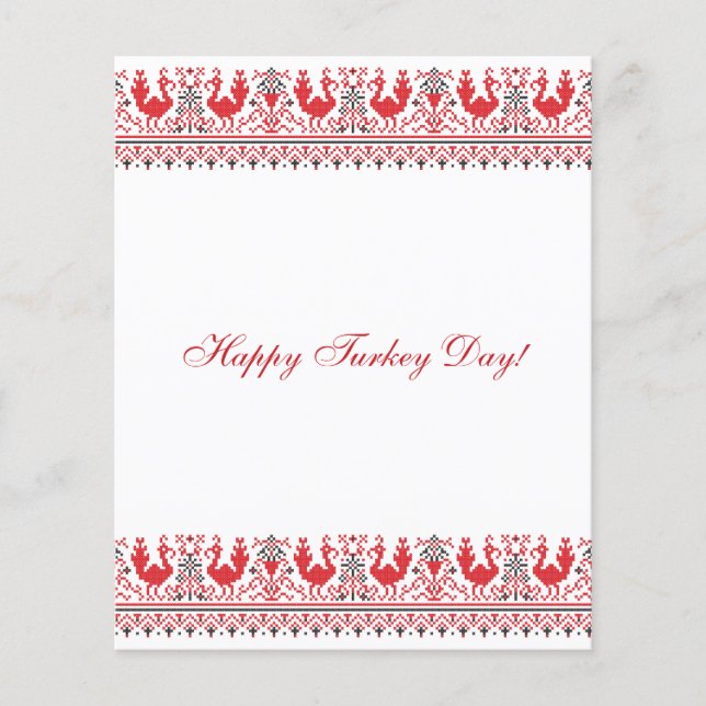 Flyer Feliz Dia da Turquia! (Frente)