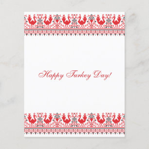 Flyer Feliz Dia da Turquia!