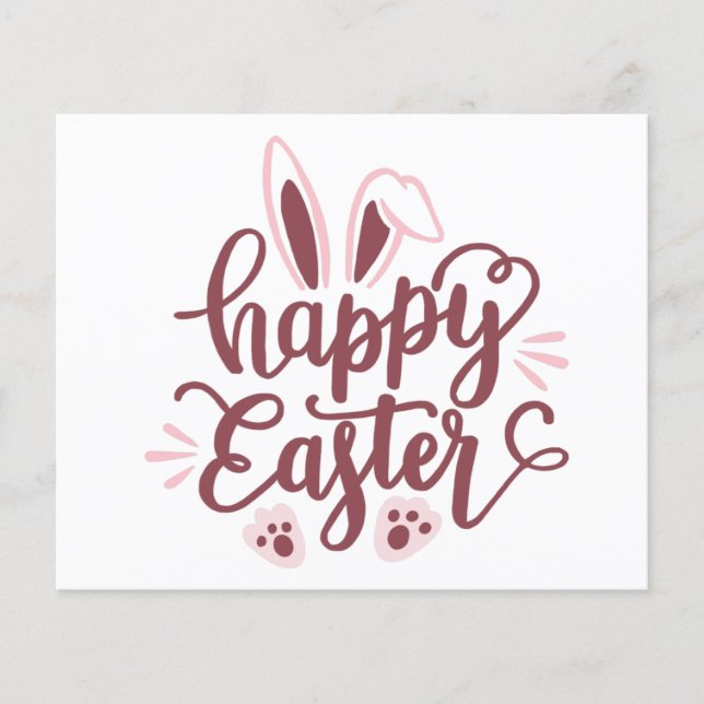 Flyer Felz pascoa Bunny (Frente)