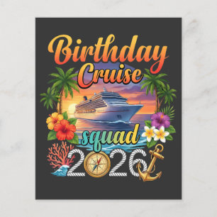 Flyer Férias de Aniversário de Cruzeiro