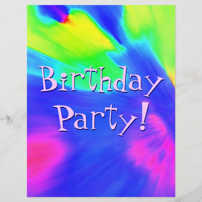 Flyer Festa de aniversário de explosão II (Frente)