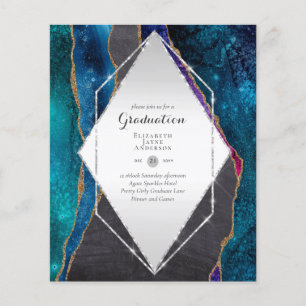 Flyer FESTA DE FORMATURA de Agate BUDGET Convida Glitter