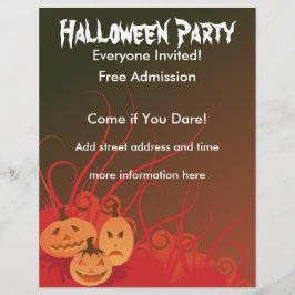 Flyer Festa de Halloween