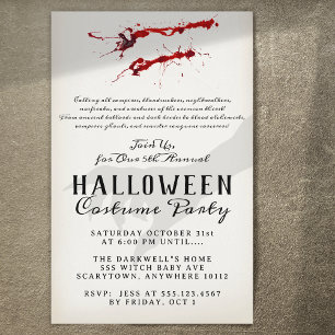 Flyer Festa de Halloween dos Bloodsuckers dos Vampiros