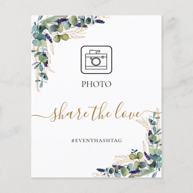 Flyer Festa fotográfica Instagram hashtag eucalyptus gre (Frente)