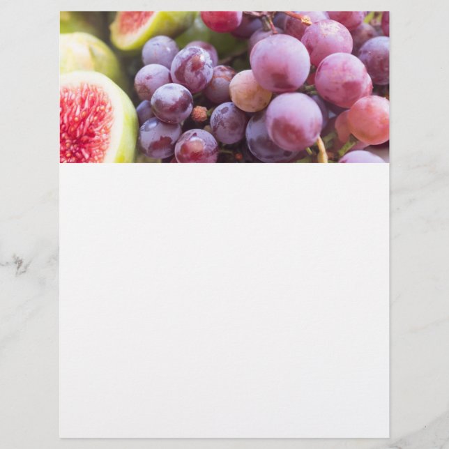 Flyer Figos frescos e uvas (Frente)