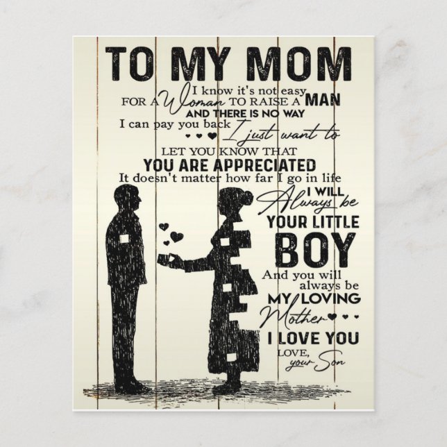 Flyer Filho Para minha carta da mãe, presente especial p (Frente)