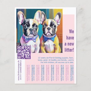 Flyer Filhote de Bulldog Francês 