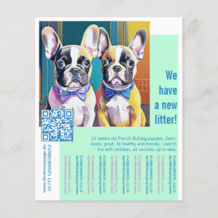 Flyer Filhote de Bulldog Francês 