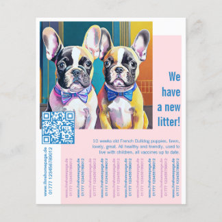 Flyer Filhote de Bulldog Francês