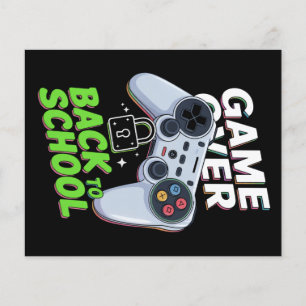 Flyer Fim de Jogo De Volta à Escola Engraçado Primeiro D