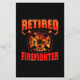 Flyer Fireman American Flag Red Line US Firefighter