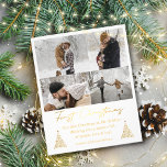 Flyer first christmas,mr mrs 4 photos collage gold card<br><div class="desc">background deco by freepik.com
elegant first christmas, mr mrs four photos collage gold handwriting flyer</div>