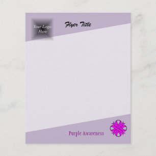 Flyer Fita de Vestuário Roxo