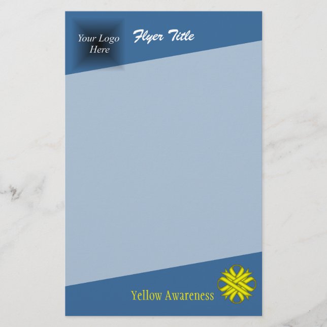 Flyer Fita de Véu Amarelo de Kenneth Yoncich (Frente)