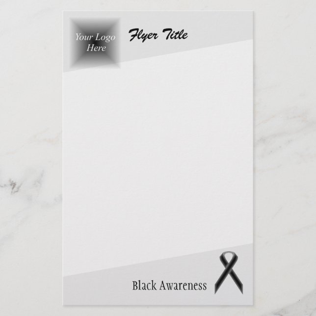 Flyer Fita Padrão Negra de Kenneth Yoncich (Frente)