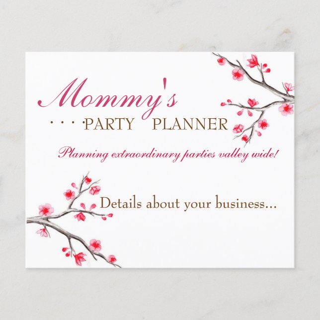 Flyer Flor de Cereja Japonês (Frente)