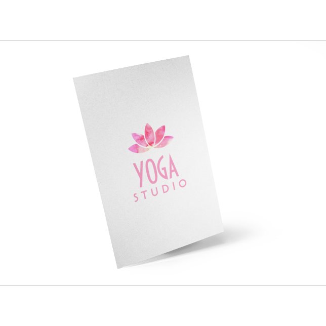 Flyer Flor do Lotus Watercolor (Criador carregado)