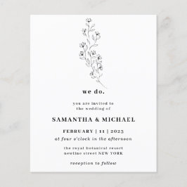 Flyer Floral Clássico Limpo fazemos orçamento