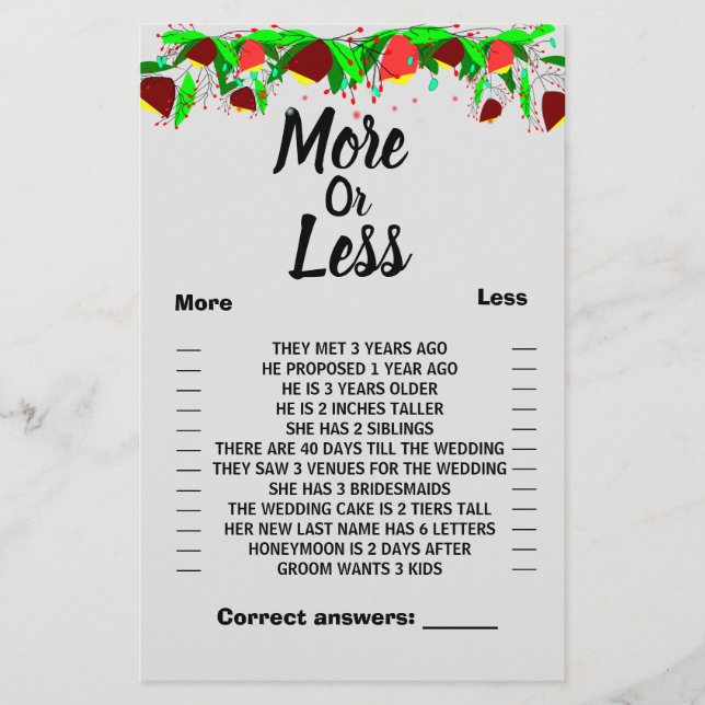 Flyer Flores Mais ou Menos Casais, Chá (Frente)