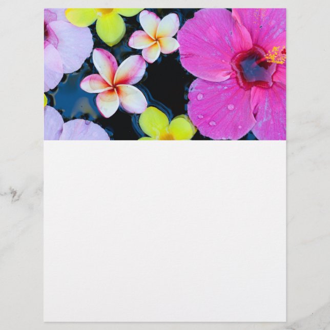 Flyer Flores tropicais (Frente)