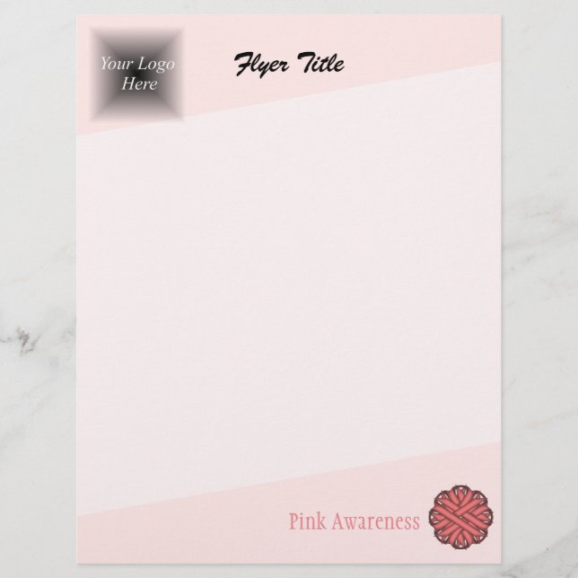 Flyer Flower Fink Ribbon por Kenneth Yoncich (Frente)