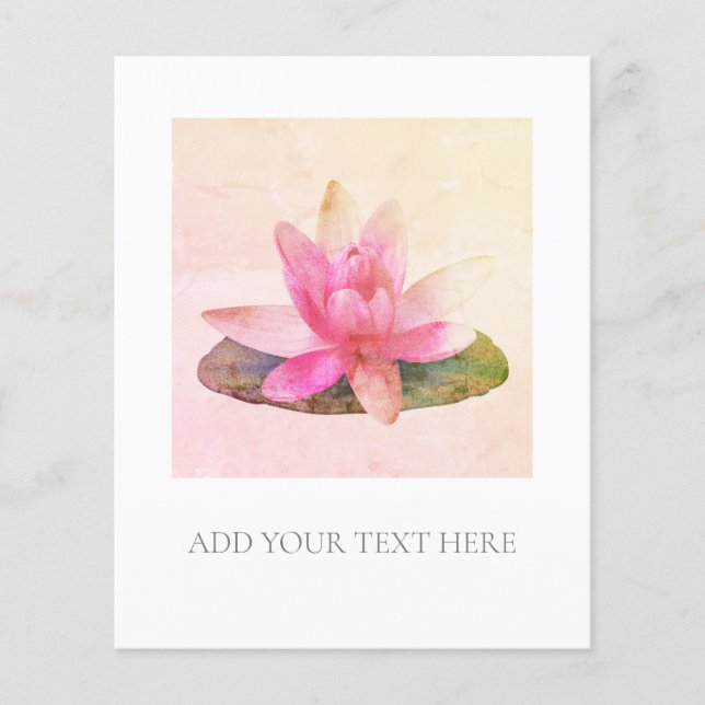 FLYER FLYER: PINK LOTUS (Frente)