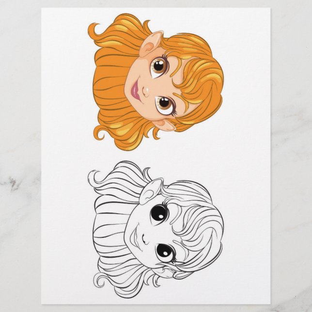 Flyer Folha de desenho animada (Frente)