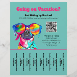 Flyer Folha de Desgaste de Negócios de Cão Cuidador de A
