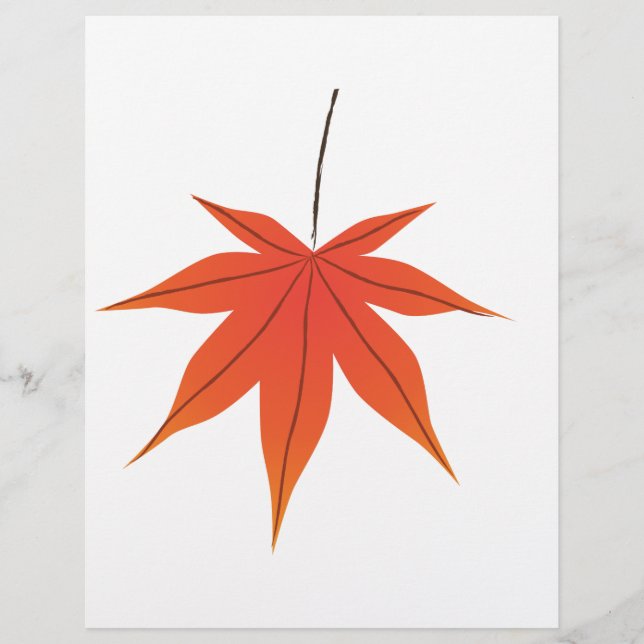 Flyer Folha de Maple (Frente)