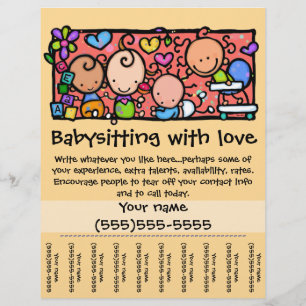 Flyer Folha de rasgos personalizada do LittleGirlie Chil