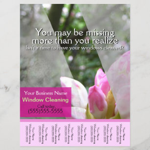 Flyer Folha promocional brilhante para negócios de lavag