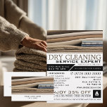 Flyer Folhas de Linen, Limpadores Secos, Serviço de Limp<br><div class="desc">Folhas de Linen,  Limpadores Secos,  Folheto de Publicidade do Serviço de Limpeza pela Loja de Cartão de visita.</div>