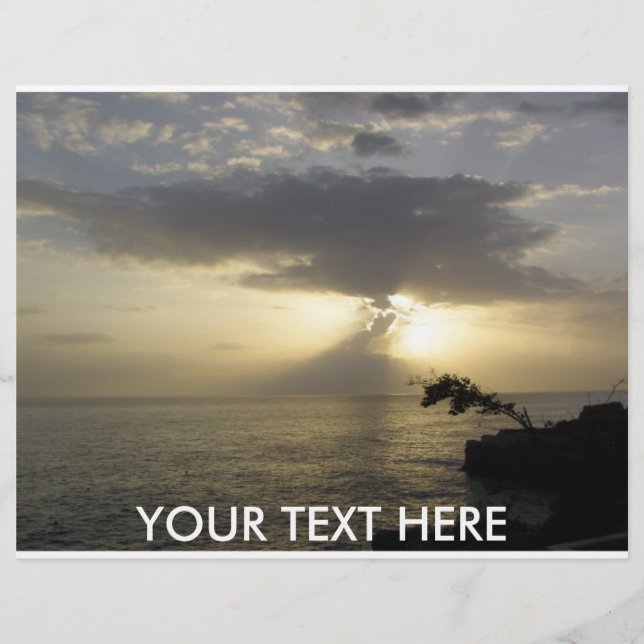 Flyer Folheto:Fundo do Sunset (Frente)