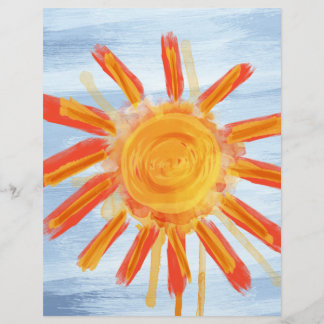 Flyer Folheto, Pintura Solar