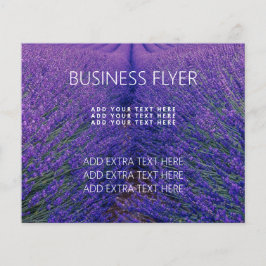 FLYER FOR BUSINESS : CAMPO DE LAVANDA