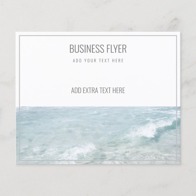 FLYER FOR BUSINESS : ONDAS MARÍTIMAS (Frente)