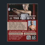 Flyer Formadora feminina, treinadora pessoal, propaganda<br><div class="desc">Formadora Feminina,  Treinadora Pessoal,  Folhetos Publicitários De Gym Na Loja De Cartão de visita.</div>