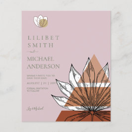 Flyer Formas de Abstrato japonês escandinavo SALVEM A DA