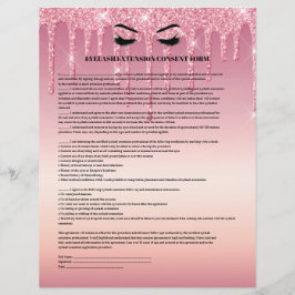 Flyer FORMULÁRIO DE CONSENTIMENTO DE EXTENSÃO DO Glitter