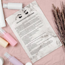 Formulário de consentimento para EXTENSÃO DE CÍLIO