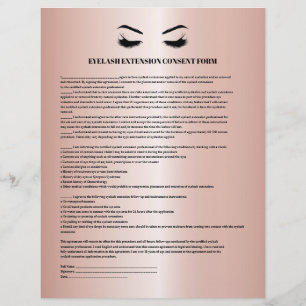 FLYER FORMULÁRIO DE CONSENTIMENTO PARA EXTENSÃO DE CÍLIO
